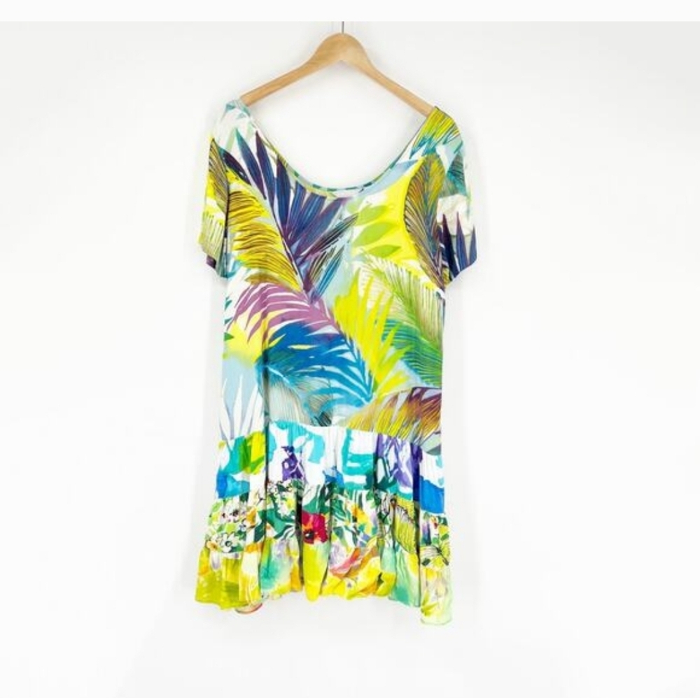 Jams World Tropical Print Hattie Dress Size Medium